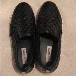 Shiny Steve Madden Ecentrq Quilted Patent Leather